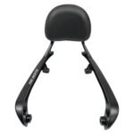 Dhe Best Bike Heavy Die cast Adjustable Cushion Back Rest/Backrest Black Suitable for RE Guerrilla 450