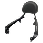 Dhe Best Bike Heavy Die cast Adjustable Cushion Back Rest/Backrest Black Suitable for RE Guerrilla 450