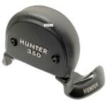 Dhe Best Bike Heavy Duty Backrest Support Pillion Cushion Harley Style Aluminum Bar with Name Back Rest Black Compatible with RE Hunter 350.