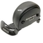 Dhe Best Bike Heavy Duty Backrest Support Pillion Cushion Harley Style Aluminum Bar with Name Back Rest Black Compatible with RE Hunter 350.