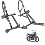 Dhe Best Bike Heavy Duty Leg Crash Guard Engine Frame Leg Guard Compatible with Yamaha FZS V3