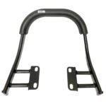 Dhe Best Bike Heavy Metal Bike Rear Seat Handle Backrest with PU Rubber (Black) Compatible with Hero Splendor iSmart