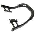 Dhe Best Bike Heavy Metal Bike Rear Seat Handle Backrest with PU Rubber (Black) Compatible with Hero Splendor iSmart