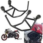 Dhe Best Bike Heavy Metal Frame Slider Frame Support Crash Guard Leg Guard Suitable for TVS Apache RTR 160 4V