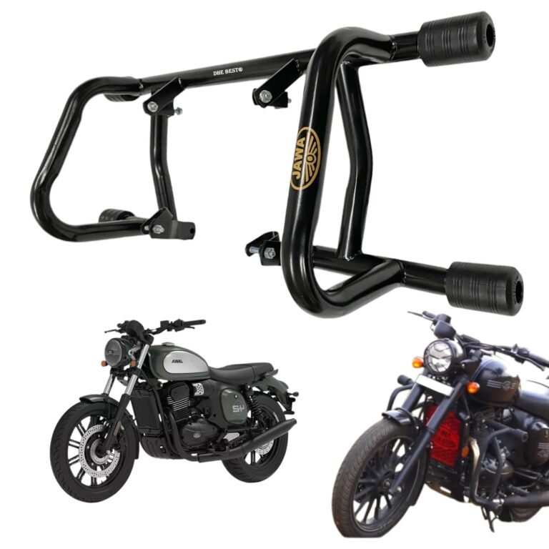 Dhe Best Bike Heavy Metal Frame Slider Frame Support Crash Guard Leg Guard Suitable for Jawa 42 FJ