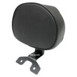 Dhe Best Bike Heavy Metal Passenger Backrest/Back Rest Black Suitable for Yamaha FZS V4