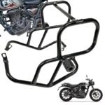 Dhe Best Bike HG-3 Heavy Metal Frame Slider Frame Support Crash Guard Leg Guard Suitable for RE Hunter 350