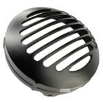 Dhe Best Bike Metal Front Rear Headlight Grill/Jali Cover Set with Tail Lamp, Indicator Cup/Head Light Jali Cover Black (Set of 10) Compatible with RE Hunter 350 (Set of 10)