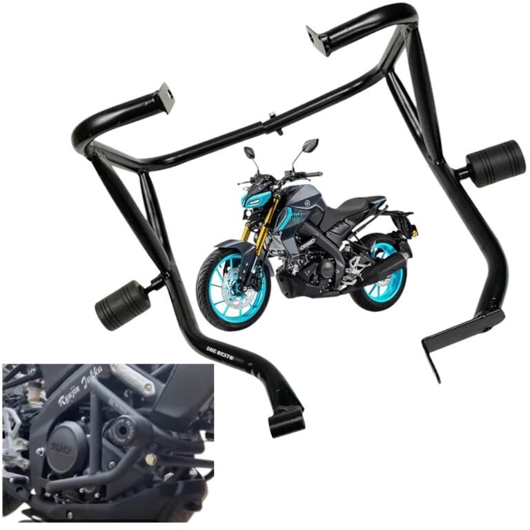 Dhe Best Bike Metal Leg Guard/Crash Guard with Frame Slider Suitable for Yamaha MT 15