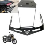 Dhe Best Bike Metal Tail Tidy Number Plate Stand/License Plate Holder Stand Bracket Black Suitable for Bajaj Yamaha MT 15