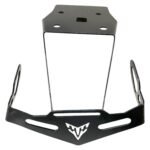 Dhe Best Bike Metal Tail Tidy Number Plate Stand/License Plate Holder Stand Bracket Black Suitable for Bajaj Yamaha MT 15