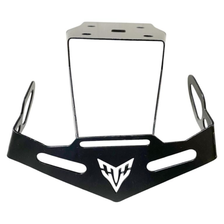 Dhe Best Bike Metal Tail Tidy Number Plate Stand/License Plate Holder Stand Bracket Black Suitable for Bajaj Yamaha MT 15