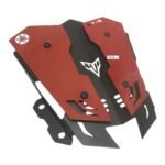 Dhe Best Bike Metal Visor/Wind Deflectors Red Compatible with Yamaha MT-15
