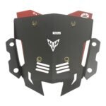 Dhe Best Bike Metal Visor/Wind Deflectors Red Compatible with Yamaha MT-15