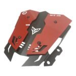 Dhe Best Bike Metal Visor/Wind Deflectors Red Compatible with Yamaha MT-15