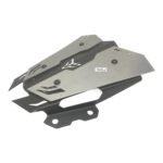 Dhe Best Bike Metal Visor/Wind Deflectors Silver Compatible with Yamaha MT-15