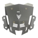 Dhe Best Bike Metal Visor/Wind Deflectors Silver Compatible with Yamaha MT-15
