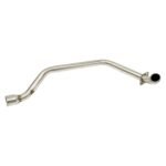 Dhe Best Bike Modified Stainless Steel Exhaust Pipe Muffler Mid Bend Pipe Suitable for TVS Raider 125