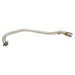 Dhe Best Bike Modified Stainless Steel Exhaust Pipe Muffler Mid Bend Pipe Suitable for TVS Raider 125