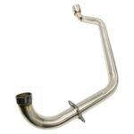 Dhe Best Bike Modified Stainless Steel Exhaust Pipe Muffler Mid Bend Pipe Suitable for TVS Raider 125