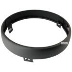 Dhe Best Bike Outer Headlight Rim Heavy Duty Metal Headlight Cover Ring/Headlight Coverring/Black Compatible With Royal Enfeild Hunter 350