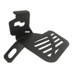 Dhe Best Bike Pillion Wide Footrest Only Foot Rest Left Side Black Compatible With Bajaj Pulsar F250