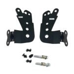 Dhe Best Bike Plastic Windscreen Visor Front Windshield Deflectors (New Version) Small Visor Black with Chrome Plate Compatible with RE Hunter 350