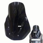 Dhe Best Bike Plastic Windscreen Visor Front Windshield Deflectors (New Version) Black Compatible with Burgman Street 125 BS6