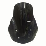 Dhe Best Bike Plastic Windscreen Visor Front Windshield Deflectors (New Version) Black Compatible with Burgman Street 125 BS6