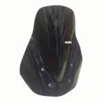 Dhe Best Bike Plastic Windscreen Visor Front Windshield Deflectors (New Version) Black Compatible with Burgman Street 125 BS6