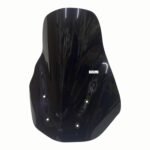Dhe Best Bike Plastic Windscreen Visor Front Windshield Deflectors (New Version) Black Compatible with Burgman Street 125 BS6