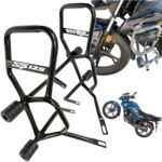 Dhe Best Bike Premium Crash Guard with Frame Slider Frame Support Leg Guard Black Suitable for Honda Shine 125 SP BS6
