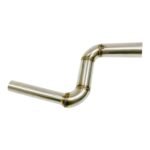 Dhe Best Bike Premium Exhaust Middle Muffler Bend Pipe Stainless Steel Suitable for Bajaj Pulsur NS 160
