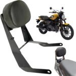 Dhe Best Bike Rear Backrest with Black Cushion Back Rest Suitable for Harley Davidson X440