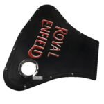 Dhe Best Bike Rear Customized Universal Mudflap with Silencer Hole Compatible with RE Classic 350