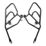 Dhe Best Bike Safety Leg Guard Big Crash Guard Engine Frame Black Heavy Duty 4 Slider Suitable for Yamaha MT 15