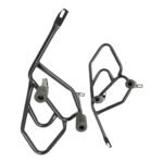 Dhe Best Bike Safety Leg Guard Big Crash Guard Engine Frame Black Heavy Duty 4 Slider Suitable for Yamaha MT 15