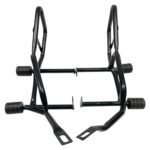 Dhe Best Bike Safety Leg Guard Crash Guard Engine Frame Black Heavy Duty 4 Slider Suitable for Honda Shine SP BS6