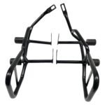 Dhe Best Bike Safety Leg Guard Crash Guard Engine Frame Black Heavy Duty 4 Slider Suitable for Honda Shine SP BS6