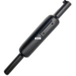 Dhe Best Bike SBBR Exaust Short Bottle Silencer Mini Punjab Dholki Dholki Black for RE Reborn & Meteor 350.