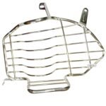 Dhe Best Bike Side Saree Guard with Foot Rest Chrome Compatible with Yamaha RX 100 and RXG 135