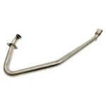 Dhe Best Bike Stainless Steel Exhaust Middle Muffler Bend Pipe Silencer Pipe Suitable for Bajaj Pulsur NS 400Z