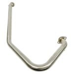 Dhe Best Bike Stainless Steel Exhaust Middle Muffler Bend Pipe Silencer Pipe Suitable for Bajaj Pulsur NS 400Z