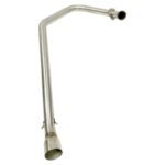 Dhe Best Bike Stainless Steel Exhaust Middle Muffler Bend Pipe Silencer Pipe Suitable for Bajaj Pulsur NS 400Z