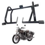 Dhe Best Bike Stylist Metal Crash Guard with Slider Leg Guard/Legguard Suitable for RE Classic 350/500 Old