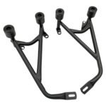 Dhe Best Bike Stylist Metal Crash Guard with Slider Leg Guard/Legguard Suitable for Bajaj Pulsur NS 200