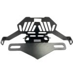 Dhe Best Bike Universal Magnatic Tail Tidy/Fender Eliminator Number Plate Holder Black Compatible with Yamaha FZ-S