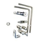 Dhe Best Bike Visor Windshield/Wind Deflectors with Fittings Black Compatible for Suzuki Access 125