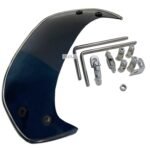 Dhe Best Bike Visor Windshield/Wind Deflectors with Fittings Black Compatible for Suzuki Access 125