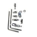 Dhe Best Bike Visor Windshield/Wind Deflectors with Fittings White Compatible for TVS Jupiter